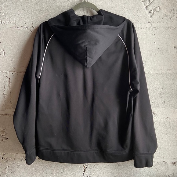 Vintage Black Nike Sportswear Zip Up Hoodie Sz M - Picture 4 of 6